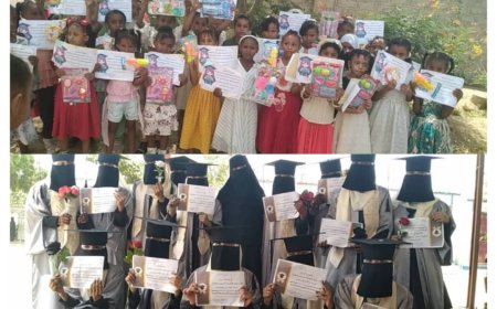 مجمع الفتح بنات بخنفر يقيم حفلآ تكريميآ لأوائل الطالبات وخريجات الصف الثالث ثانوي بالمجمع