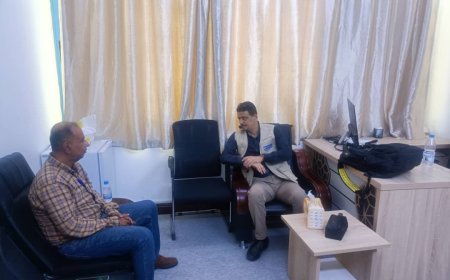 مدير عام زنجبار الشدادي يناقش مع  "اليونبس" بعدن تنفيذ عدد من المشروعات بالمديرية