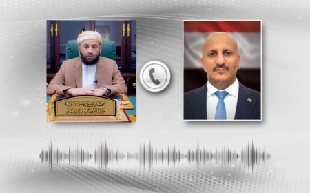 في اتصالٍ هاتفي بوزير الأوقاف   عضو مجلس القيادة الرئاسي العميد طارق صالح يطمئن على أحوال الحجاج