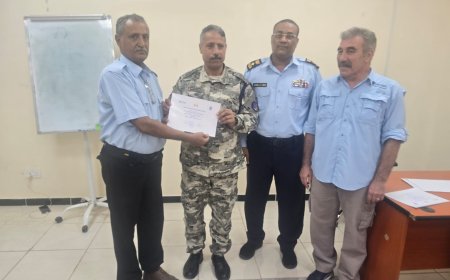 اختتام دورة الاتصالات لمشغلي العمليات  في مصلحة خفر السواحل