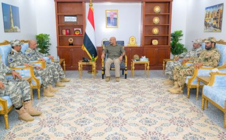 طارق صالح يناقش مع رئيس مصلحة خفر السواحل تعزيز الأمن البحري
