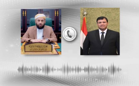 عضو مجلس القيادة الرئاسي الدكتور عبدالله العليمي يطمئن على سلامة حجاج بلادنا ويشيد بجهود الأوقاف
