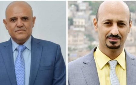 مدير عام مديرية القاهرة يهنئ محافظ تعز بمناسبة عيد الأضحى المبارك