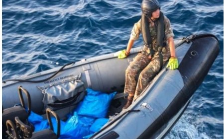 الجيش الامريكي يصادر شحنة حشيش على متن قارب شراعي قبالة بحرب العرب