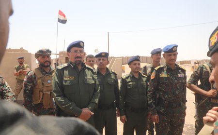 مأرب.. اللواء يحيى حُميد والعميد الصبري يزوران المواقع والنقاط الأمنية بمناسبة عيد الأضحى المبارك