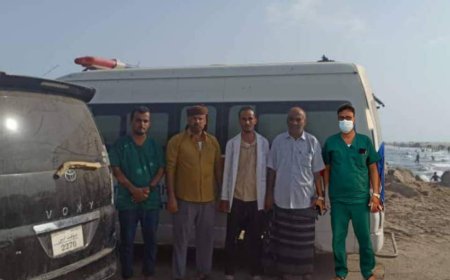 الفريق الصحي لمستشفى زنجبار المرابط في كورنيش سالمين ينهي مهتمه