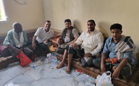 مدير أمن أبين يستقبل الفنان "العنبري" ويبحث معه مساعي فتح عقبة ثرة