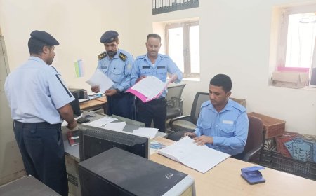 شرطة السير بمأرب تنجز عدد كبير من معاملات المواطنين في الأيام الاولى عقب انتهاء اجازة عيد الأضحى المبارك