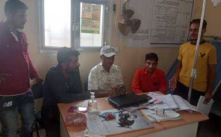 مدير الصحة بالحصين يزور الوحده الصحية بمرفد ويتفقد سير العمل فيها