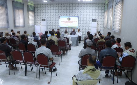 انتقالي شبوة يعقد لقاءً مع اللجنة التحضيرية لاتحاد نقابة عمال الجنوب