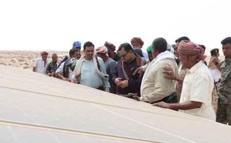 تسلم أرضية المحطة البحثية ..الوزير السقطري يطلع على سير العمل بالمزرعة النموذجية "حيف" سقطرى