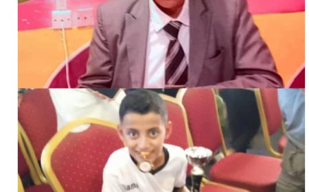 رئيس منسقية جامعة أبين يهنئ رئيس مجلس إدارة مدرسة النهضة الأهلية التموذجية بمناسبة حصول الطالب  يسلم السعيدي على المركز الثاني عالميا في مسابقة (الحساب الذهني).
