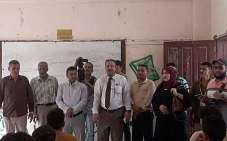 مدير عام الشيخ عثمان يزور مراكز الامتحانات النهائية للثانوية العامة 2024/2023م 