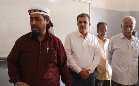 اليوسفي والسوري  يدشنان سير الاختبارات النهائية لشهادة الثانوية  للعام الدراسي 2023-2024 بجعار بابين