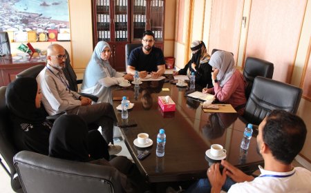 الوكيل السقاف يناقش مع منظمة "نوفيه الفرنسية" آلية دعم الشباب وتوسيع الشراكات بعدن