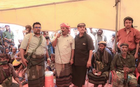 رئيس تنفيذية انتقالي شبوة يشارك في تحكيم قبلي ينهي قضية قتل بالمحافظة