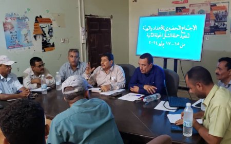 مكتب الصحة بالضالع يعقد الاجتماع التحضيري للجولة الثانية لحملة التحصين ضد شلل الأطفال