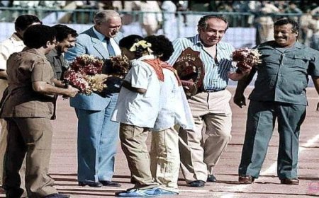 جواو هافيلانج في ملعب الشهداء بأبين 1984م