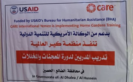 منظمة كير تنفذ دورة في صناعة المعجنات والمخللات بالحصين