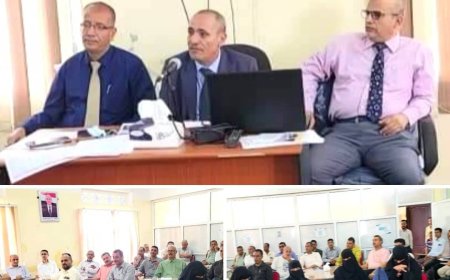 وكيل أول تعز يدشن مشروع بناء قدرات موظفو المالية بالمحافظة