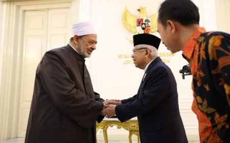 شيخ الأزهر يلتقي نائب رئيس إندونيسيا ويناقشان سُبُل مواجهة تصاعد ظاهرة الإسلاموفوبيا