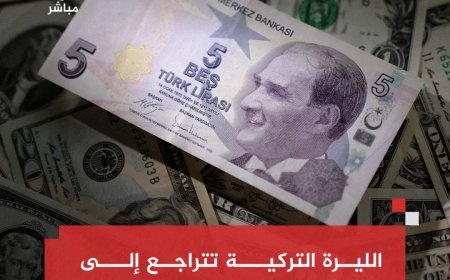 الليرة التركية تتراجع الى مستوى قياسي أمام الدولار