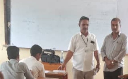 زيارة تفقدية متتالية لأعضاء اللجنة الفرعية إلى المراكز الاختبارية بلحج 