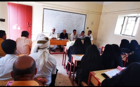 مدير عام الحصين يدشن الدورة التدريبية للتحصين من شلل الأطفال