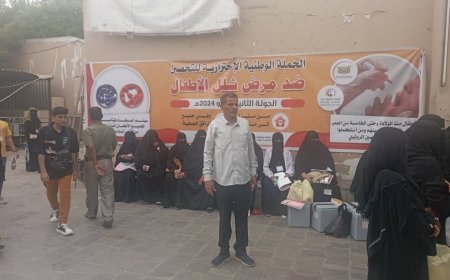 أمين محلي الشيخ عثمان يدشن الحملة الوطنية ضد شلل الأطفال