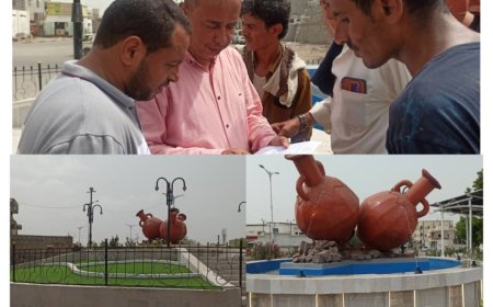 السلطة المحلية زنجبار تتسلم من الجهة المنفذة دوّرار جولة الجرات الواقع امام ديوان المحافظة القديم