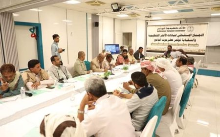 مكتب حضرموت الجامع في  الريدة وقصيعر : خطوات الجامع جاءت لإنقاذ ما يمكن إنقاذه بعد تدهور الأوضاع المعيشية وتردي الخدمات