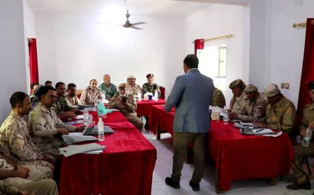 العميد مهدي يشهد اختتام الدورة التدريبية لقادة الكتائب في الوحدات العسكرية بالمحور في مجال القانون الدولي الإنساني