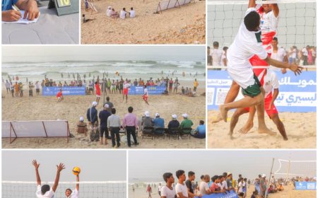 بدء منافسات بطولة كأس البلدة للكرة الطائرة الشاطئية للأندية الرياضية