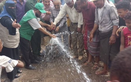 حفل تدشين افتتاح مشروع بئر عثمان بن عفان رضي الله عنه الارتوازية من فاعل خير من المدينة المنوره غفرالله له ولوالديه  بمنطقة القرو بحي الطميسي 