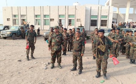 النخعي في اول مهامه الأمنية يثمن جهود قيادة الأجهزة الأمنية بمحافظة أبين