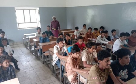 برعاية الشيخ صالح بدر البوبكري.. مدرسة يسلم حسين رخمة بيافع رصد تدشن دورة تقوية في اللغة الإنجليزية