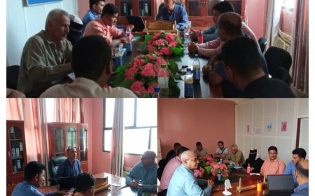 مدير عام زنجبار" الشدادي "يبحث مع عدد من المنظمات طبيعة التدخلات التنموية ومشروعات تحسين سبل العيش