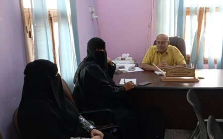 لحج.. مدير تبن المهندس بغازي يناقش مع منظمة أوكسفام التدخلات في عدد من مناطق المديرية 