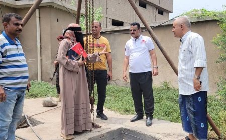 بتكلفة ( 400 ) ألف يورو.. مدير عام المنصورة يتفقد عدد من مضخات الصرف الصحي تمهيداً لتأهيلها