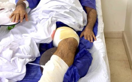 مدير عام مديرية القاهرة يجري عملية جراحية ثالثة بقدمه اليسرى