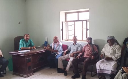 فتح مظاريف الوحدة الصحية السرافي بإشراف السلطة المحلية بمديرية الضالع