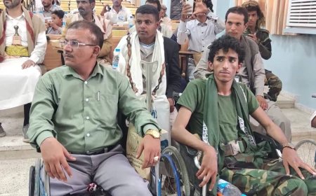 اشهار الرابطة الوطنية للجرحى والمعاقين بمأرب