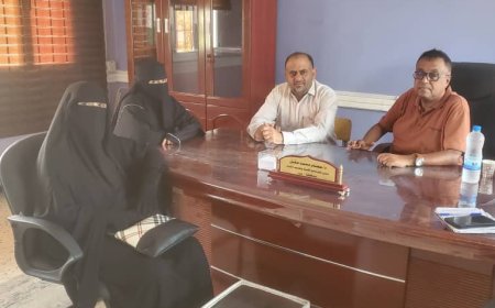 مدير التأهيل والإصلاح سجن المنصورة يزور الادارة العامة لمحو الأمية عدن