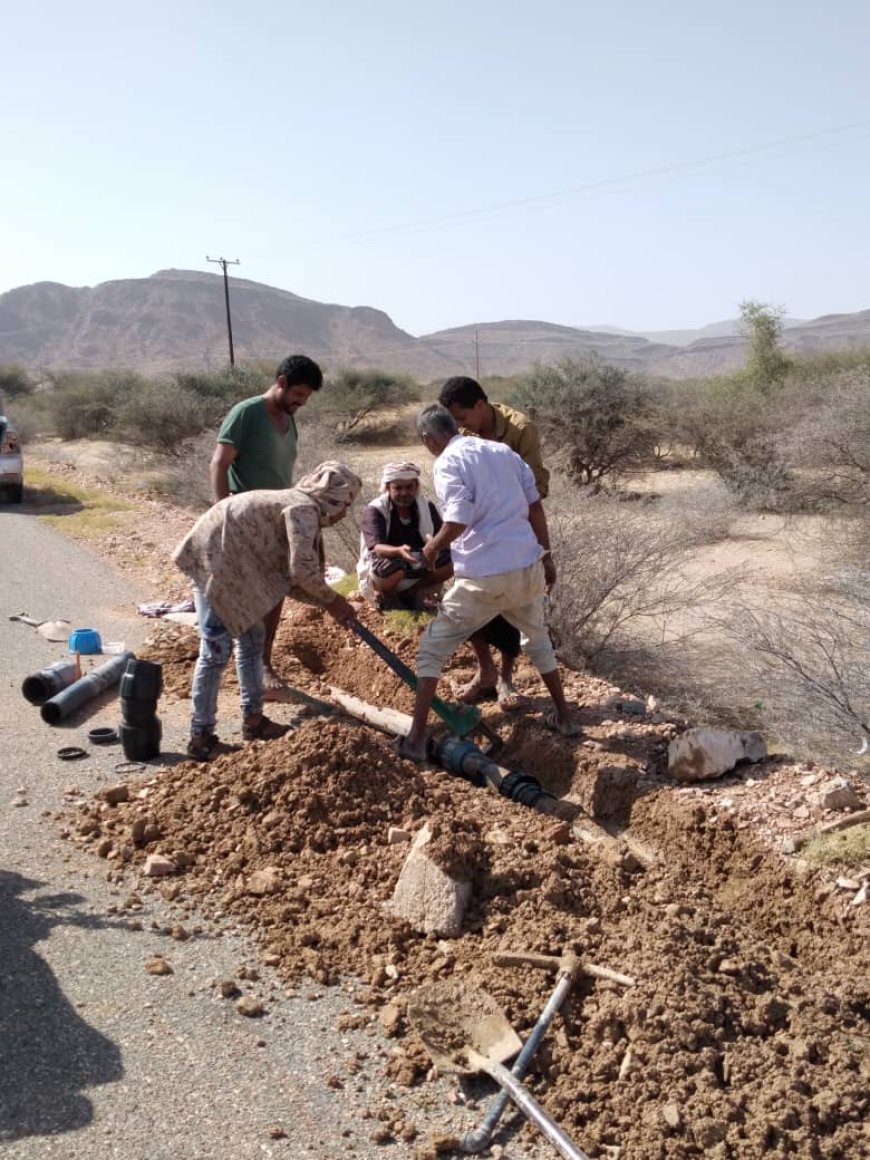 بمتابعة السلطة المحلية إعادة العمل في مشروع مياه السواد الوضيع