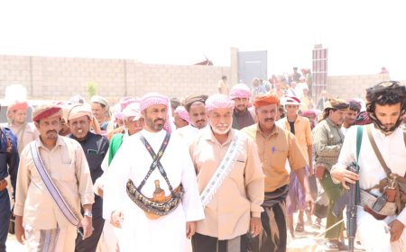 الشيخ بن حبريش يستقبل وفودًا من وجهاء وأعيان وشخصيات حضرموت