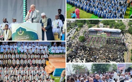 جمعية معاذ العلمية بتعز تحتفي بتخريج 721 خريجاً من المراكز القرآنية والعلوم الشرعية