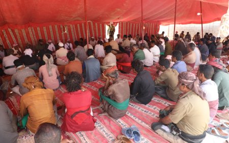 بن حبريش يستقبل شخصيات قبلية ومدنية من المناطق الغربية بحضرموت