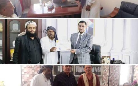 أهالي حي غول بن لغلق يكرمون قيادات السلطة المحلية بالمحافظة والمديرية نظير جهودهم لخدمة العاصمة عتق