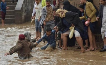عواصف المطر الجارفة.. صراع اليمن مع العناصر الطبيعية