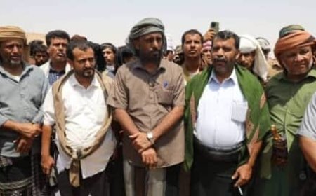 رئيس حلف قبائل حضرموت يستقبل وفودًا من قبائل بلعبيد